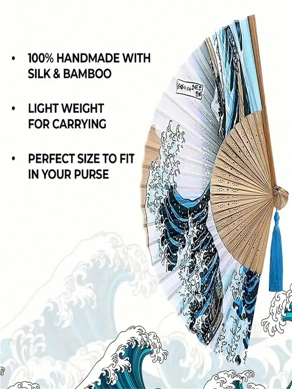 Foldable Hand Fan for Makeup & Summer