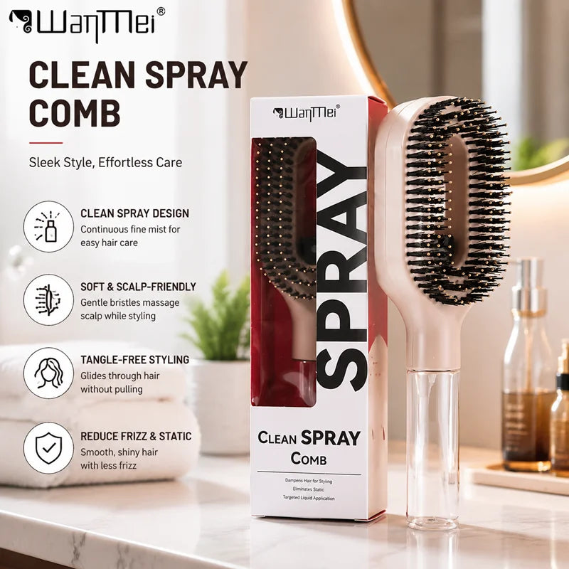 NovaMist Detangling Spray Brush